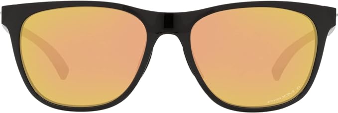 OAKLEY WOMEN'S LEADLINE SQUARE SUNGLASSES, POLISHED BLACK/PRIZM ROSE GOLD POLARIZED, OO9473 56