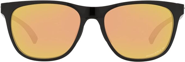 OAKLEY WOMEN'S LEADLINE SQUARE SUNGLASSES, POLISHED BLACK/PRIZM ROSE GOLD POLARIZED, OO9473 56