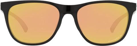 OAKLEY WOMEN'S LEADLINE SQUARE SUNGLASSES, POLISHED BLACK/PRIZM ROSE GOLD POLARIZED, OO9473 56