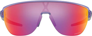 OAKLEY MEN'S  CORRIDOR RECTANGULAR SUNGLASSES, MATTE TRANSPARENT LILAC/PRIZM ROAD, 0OO9248 42