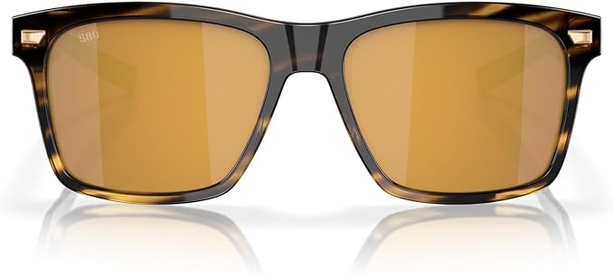 COSTA DEL MAR ARANSAS SUNGLASSES, TORTOISE/GOLD MIRRORED 580G, 58