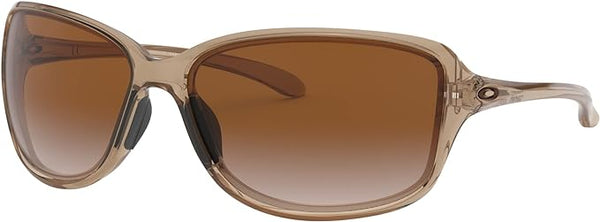 OAKLEY WOMEN'S COHORT RECTANGULAR SUNGLASSES, SEPIA/DARK BROWN GRADIENT, OO9301 61