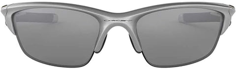 OAKLEY MEN'S HALF JACKET 2.0 LOW BRIDGE FIT RECTANGULAR SUNGLASSES, SILVER/SLATE IRIDIUM, OO9153 62