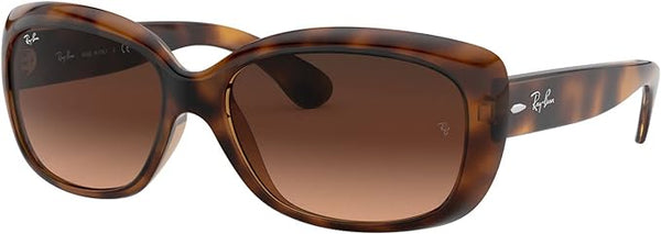 RAY-BAN WOMEN'S JACKIE OHH BUTTERFLY SUNGLASSES, HAVANA/PINK GRADIENT BROWN, RB4101 58