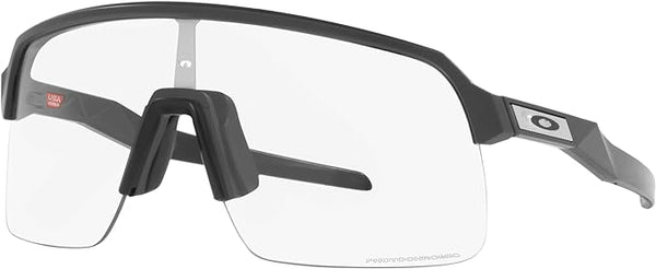 OAKLEY UNISEX SUNGLASSES MATTE CARBON FRAME, CLEAR TO BLACK IRIDIUM PHOTOCHROMIC LENSES, OO9463 39