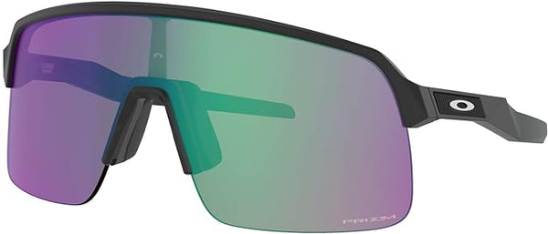 OAKLEY MEN'S SUTRO LITE RECTANGULAR SUNGLASSES, MATTE BLACK/PRIZM ROAD JADE, OO9463 39