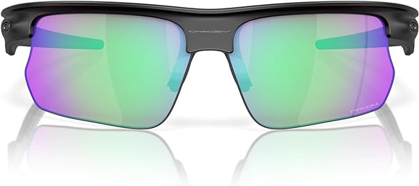 OAKLEY MEN'S BISPHAERA RECTANGULAR SUNGLASSES, MATTE BLACK/PRIZM GOLF, OO9400 68