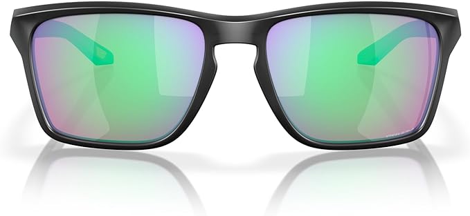 OAKLEY MEN'S SYLAS RECTANGULAR SUNGLASSES, MATTE BLACK INK/PRIZM GOLF, OO9448 57