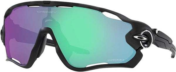 OAKLEY MEN'S JAWBREAKER RECTANGULAR SUNGLASSES, MATTE BLACK CAMO/PRIZM ROAD JADE, OO9290 31