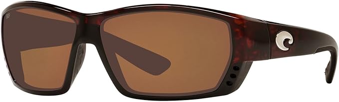 COSTA DEL MAR MAN SUNGLASSES TORTOISE FRAME, COPPER LENSES 62