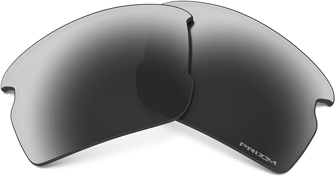 OAKLEY FLAK 2.0 RECTANGULAR REPLACEMENT SUNGLASS LENSES, PRIZM BLACK POLARIZED, AOO9295LS 59