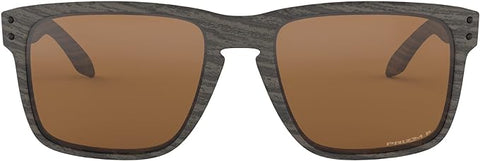 OAKLEY MEN'S HOLBROOK XL SQUARE SUNGLASSES, WOODGRAIN/PRIZM TUNGSTEN POLARIZED, OO9417 59