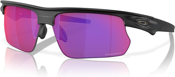 OAKLEY MEN'S BISPHAERA RECTANGULAR SUNGLASSES, MATTE BLACK/PRIZM ROAD, OO9400 68