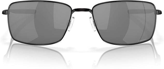 OAKLEY MEN'S SQUARE WIRE RECTANGULAR SUNGLASSES, POLISHED BLACK/PRIZM BLACK, OO4075 60