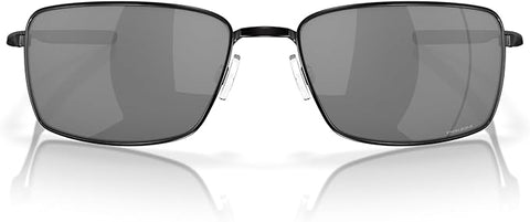 OAKLEY MEN'S SQUARE WIRE RECTANGULAR SUNGLASSES, POLISHED BLACK/PRIZM BLACK, OO4075 60