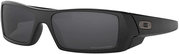 OAKLEY MEN'S GASCAN RECTANGULAR SUNGLASSES, MATTE BLACK/GREY POLARIZED, OO9014 60