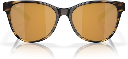 COSTA DEL MAR CATHERINE SUNGLASSES, TORTOISE/GOLD MIRRORED 580G, 57