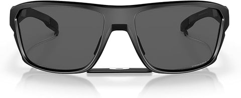 OAKLEY MEN'S SPLIT SHOT RECTANGULAR SUNGLASSES, MATTE BLACK/PRIZM BLACK POLARIZED, OO9416 64