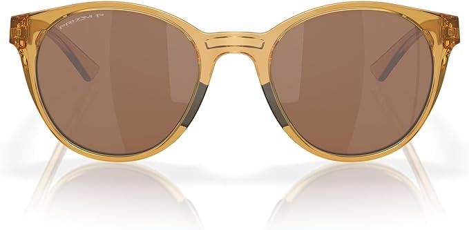 OAKLEY WOMEN'S SPINDRIFT ROUND SUNGLASSES, TRANSPARENT LIGHT CURRY/PRIZM TUNGSTEN POLARIZED, OO9474 52