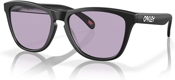 OAKLEY MEN'S FROGSKINS LOW BRIDGE FIT SQUARE SUNGLASSES, MATTE BLACK/PRIZM SLATE, 0OO9245 54