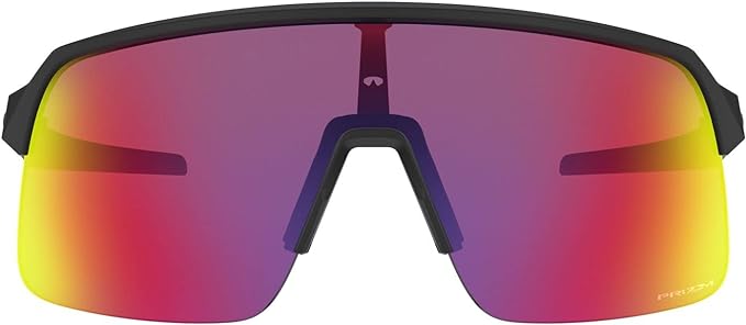 OAKLEY MEN'S SUTRO LITE RECTANGULAR SUNGLASSES, MATTE BLACK/SILVER/PRIZM ROAD, OO9463 39