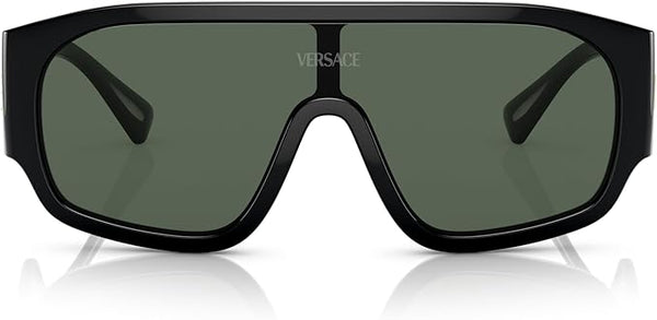 VERSACE WOMAN SUNGLASSES BLACK FRAME, DARK GREEN LENSES, 0MM