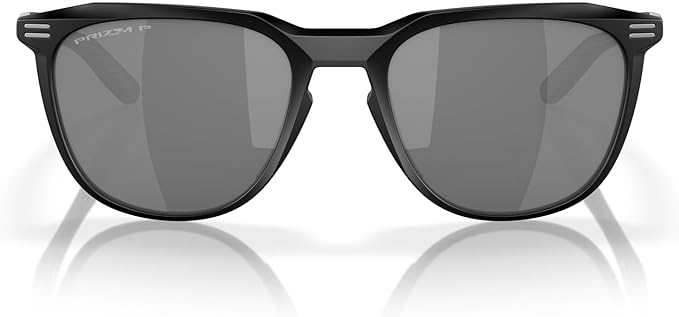 OAKLEY MEN'S THURSO LOW BRIDGE FIT SQUARE SUNGLASSES, MATTE BLACK/PRIZM BLACK POLARIZED, OO9286A 54