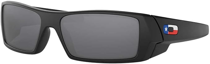 OAKLEY MEN'S GASCAN RECTANGULAR SUNGLASSES, MATTE BLACK/BLACK IRIDIUM, OO9014 60