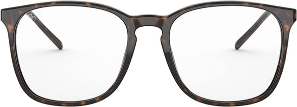 RAY-BAN SQUARE PRESCRIPTION EYEGLASS FRAMES, HAVANA/DEMO LENS, RX5387 54