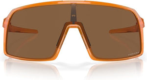 OAKLEY MEN'S SUTRO LOW BRIDGE FIT RECTANGULAR SUNGLASSES, TRANSPARENT GINGER/PRIZM BRONZE, OO9406A 37