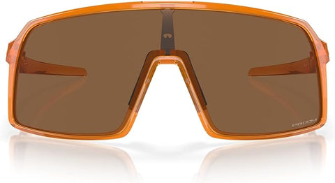 OAKLEY MEN'S SUTRO LOW BRIDGE FIT RECTANGULAR SUNGLASSES, TRANSPARENT GINGER/PRIZM BRONZE, OO9406A 37