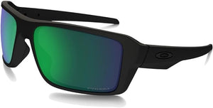 OAKLEY SI MEN'S DOUBLE EDGE RECTANGULAR SUNGLASSES, MATTE BLACK/PRIZM MARITIME POLARIZED, OO9380 66