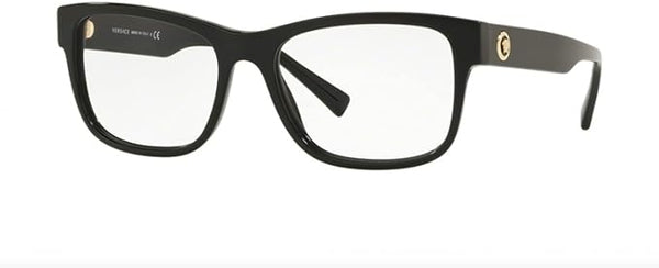 VERSACE VE3266 EYEGLASS FRAMES GB1-55 - BLACK VE3266-GB1-55