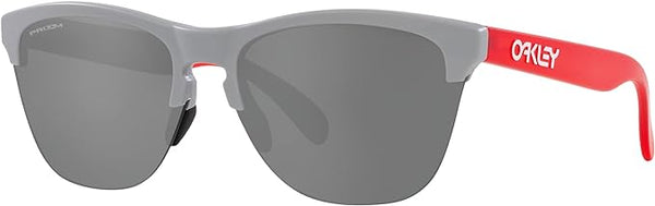 OAKLEY MEN'S FROGSKINS LITE SQUARE SUNGLASSES, MATTE FOG/PRIZM BLACK, OO9374 63