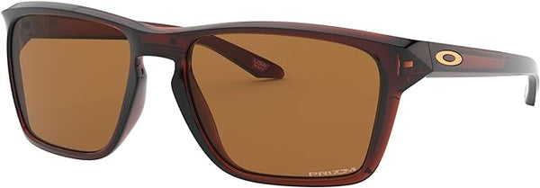 OAKLEY MEN'S SYLAS RECTANGULAR SUNGLASSES, POLISHED ROOTBEER/PRIZM BRONZE, OO9448 57