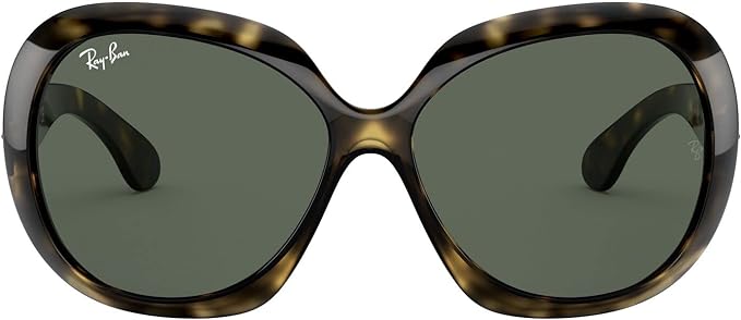 RAY-BAN WOMEN'S JACKIE OHH II BUTTERFLY SUNGLASSES, LIGHT HAVANA/DARK GREEN,  RB4098 60