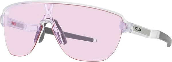 OAKLEY MEN'S  CORRIDOR LOW BRIDGE FIT RECTANGULAR SUNGLASSES, MATTE CLEAR/PRIZM LOWLIGHT, OO9248A 42