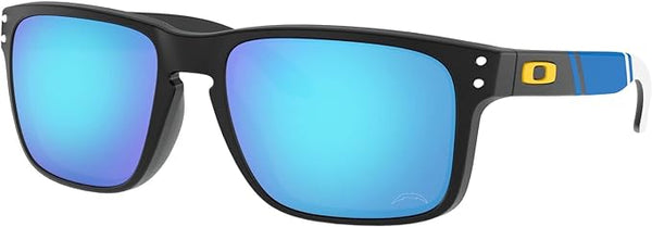 OAKLEY MEN'S HOLBROOK SUNGLASSES, MATTE BLACK/PRIZM SAPPHIRE, OO9102 55