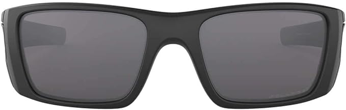 OAKLEY MEN'S FUEL CELL RECTANGULAR SUNGLASSES, MATTE BLACK/GREY POLARIZED, OO9096 60