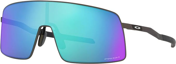 OAKLEY MEN'S SUTRO TI SATIN LEAD FRAME, PRIZM SAPPHIRE LENSES, OO6013 36