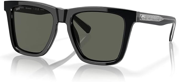 COSTA DEL MAR KERAMAS SUNGLASSES, BLACK/GREY 580G, 54