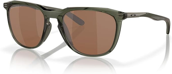 OAKLEY MEN'S THURSO LOW BRIDGE FIT SQUARE SUNGLASSES, OLIVE INK/PRIZM TUNGSTEN POLARIZED, OO9286A 54