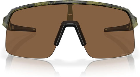 OAKLEY MEN'S SUTRO LITE RECTANGULAR SUNGLASSES, MATTE TRANSPARENT FERN SWIRL/PRIZM BRONZE, OO9463 39