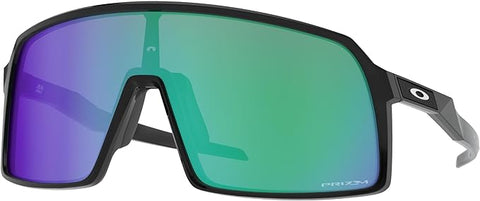 OAKLEY MEN'S SUTRO LOW BRIDGE FIT RECTANGULAR SUNGLASSES, BLACK INK/PRIZM JADE, OO9406A 37