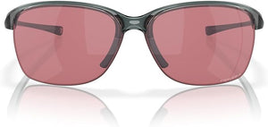 OAKLEY WOMEN'S UNSTOPPABLE RECTANGULAR SUNGLASSES, CRYSTAL BLACK/PRIZM DARK GOLF, OO9191 65