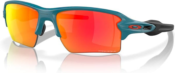 OAKLEY MEN'S FLAK 2.0 XL RECTANGULAR SUNGLASSES, MATTE BALSAM/PRIZM RUBY, OO9188 59