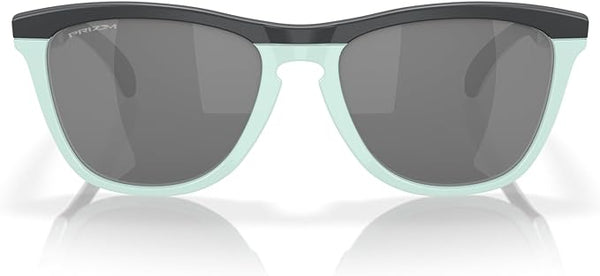 OAKLEY FROGSKINS RANGE ROUND SUNGLASSES, MATTE CARBON/BLUE MILKSHAKE/PRIZM BLACK, OO9284 55