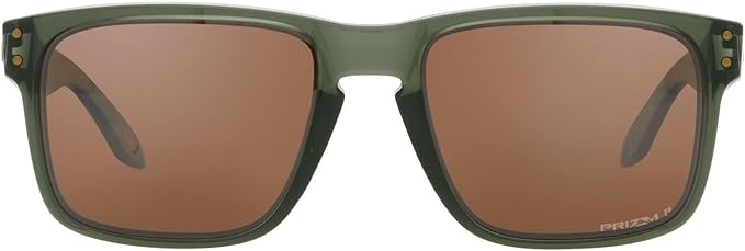 OAKLEY MEN'S HOLBROOK SQUARE SUNGLASSES, OLIVE INK/PRIZM TUNGSTEN POLARIZED, OO9102 55