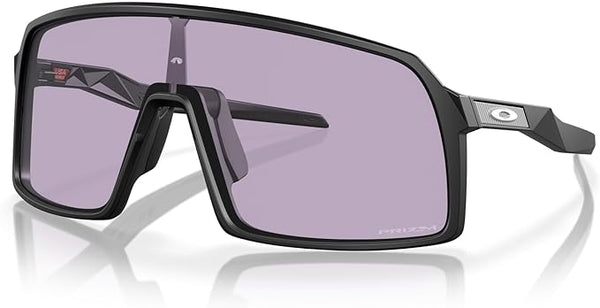 OAKLEY MEN'S SUTRO LOW BRIDGE FIT RECTANGULAR SUNGLASSES, MATTE BLACK/PRIZM SLATE, OO9406A 37