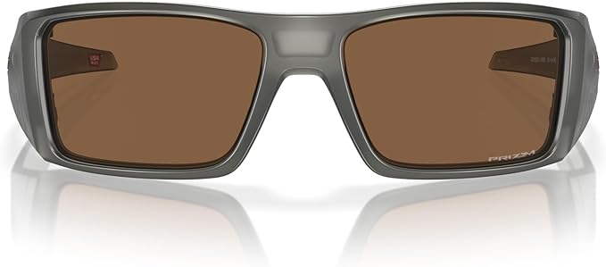 OAKLEY MEN'S  HELIOSTAT RECTANGULAR SUNGLASSES, MT GREY SMOKE/PRIZM BRONZE, OO9231 61